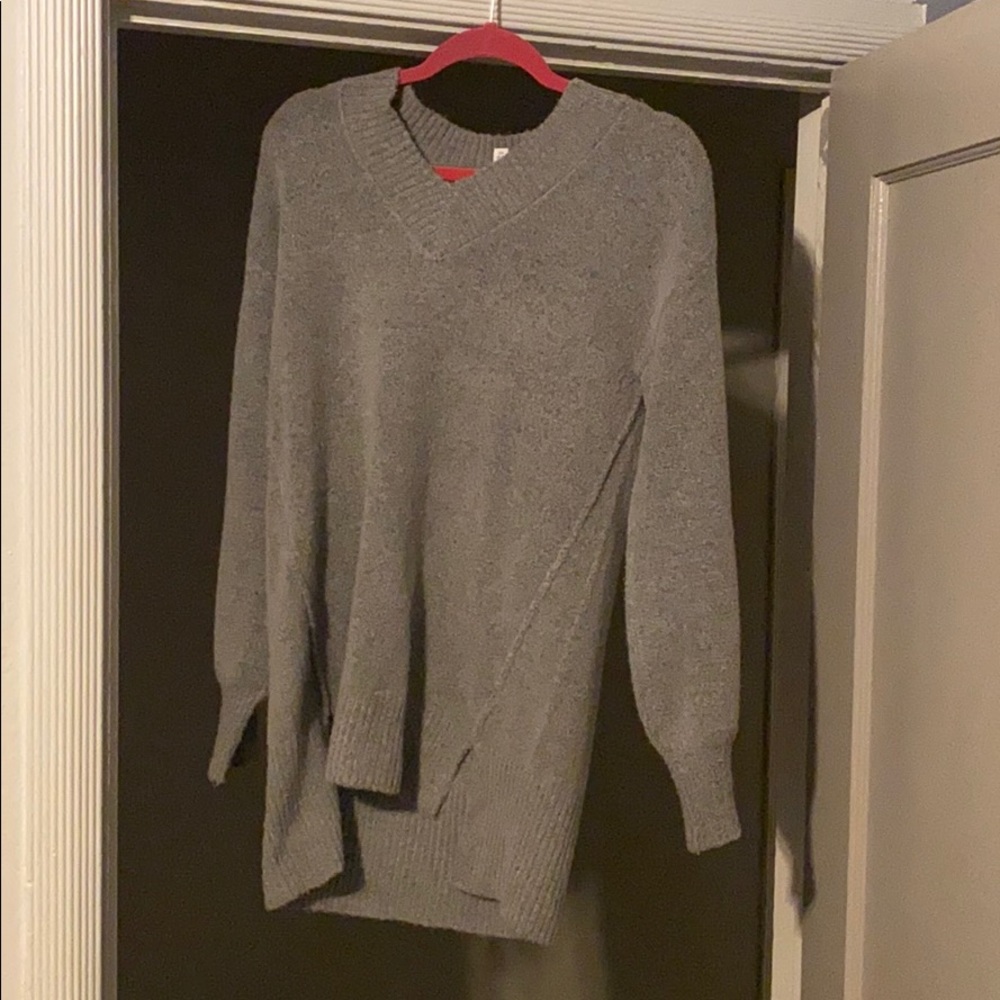Oversized tunic sweater